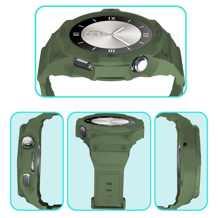 For Huawei Watch GT 6 / GT 5 / GT 4 46mm Integrated Anti-fall TPU Watch Band
