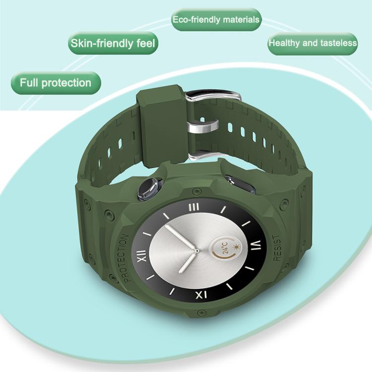 For Huawei Watch GT 6 / GT 5 / GT 4 46mm Integrated Anti-fall TPU Watch Band