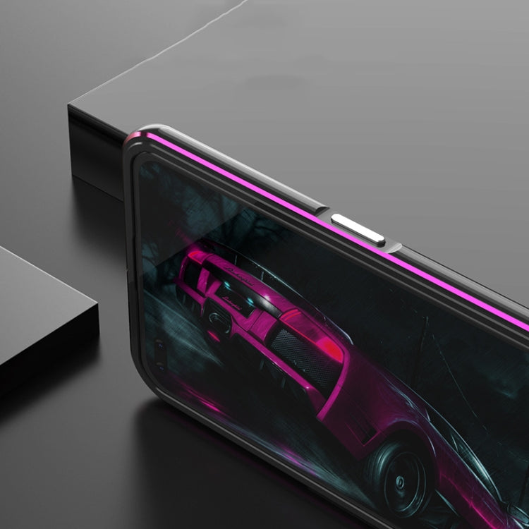 For OPPO Reno4 Aluminum Alloy Shockproof Protective Bumper Frame