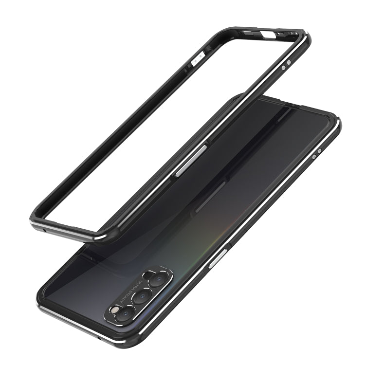For OPPO Reno4 Aluminum Alloy Shockproof Protective Bumper Frame