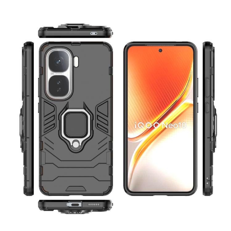 For vivo iQOO Neo10 Magnetic Ring Holder PC + TPU Phone Case
