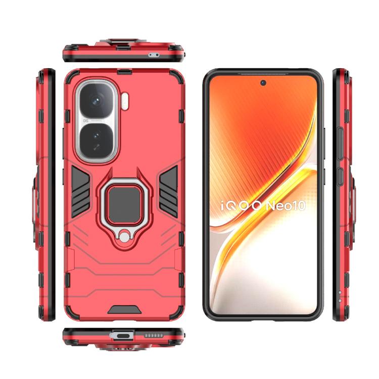For vivo iQOO Neo10 Magnetic Ring Holder PC + TPU Phone Case