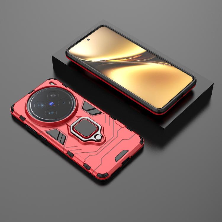 For vivo X200 Pro Magnetic Ring Holder PC + TPU Phone Case