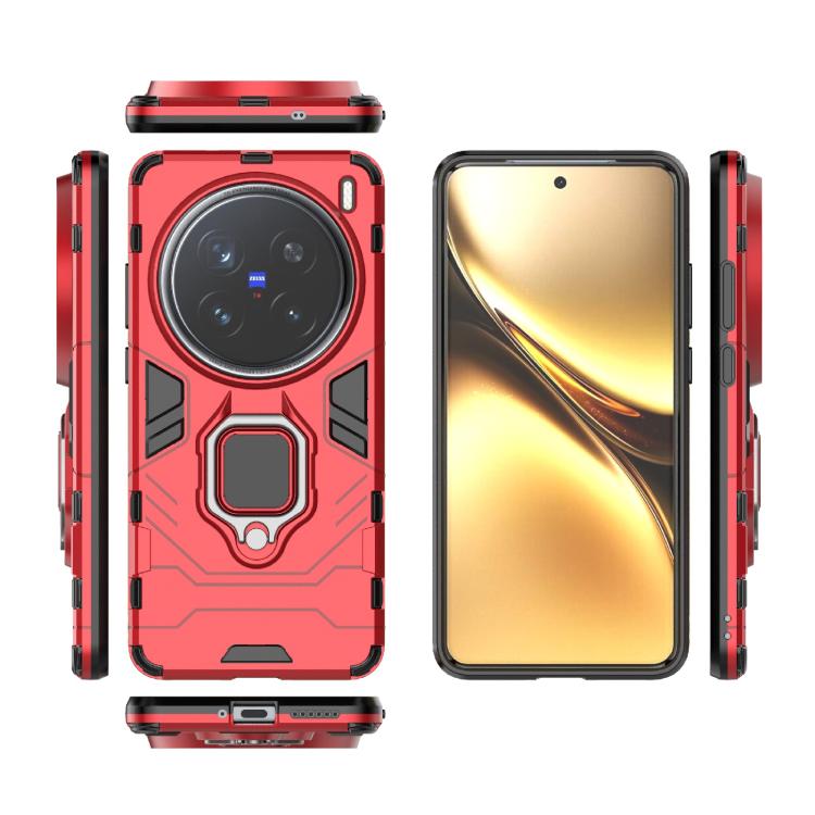 For vivo X200 Pro Magnetic Ring Holder PC + TPU Phone Case