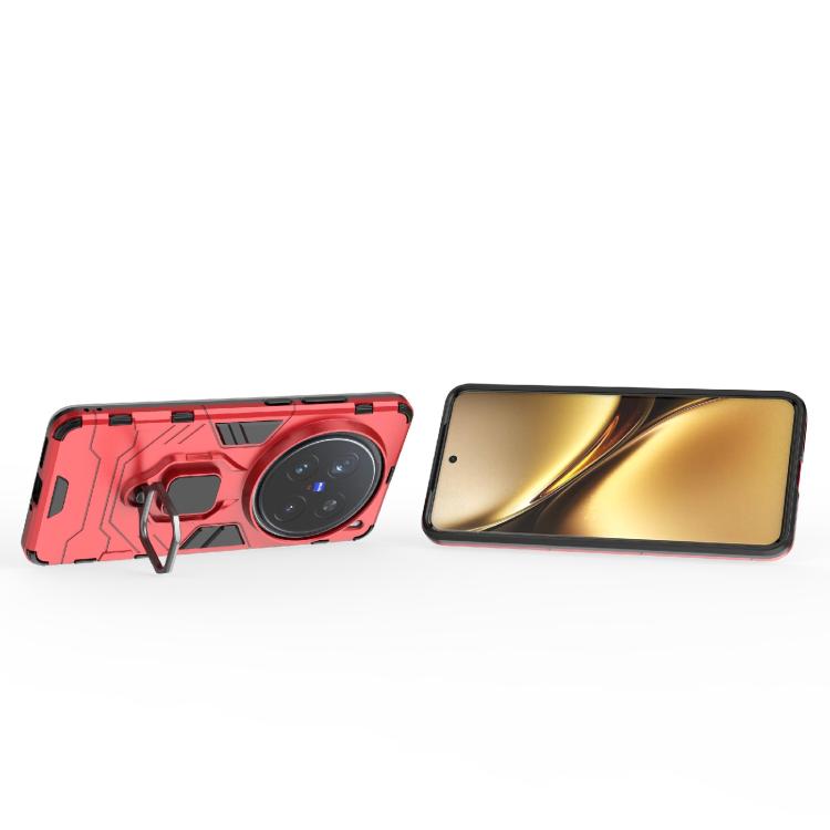 For vivo X200 Pro Magnetic Ring Holder PC + TPU Phone Case