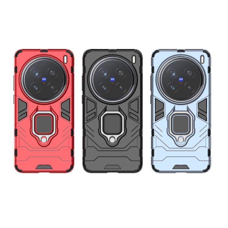 For vivo X200 Pro Magnetic Ring Holder PC + TPU Phone Case