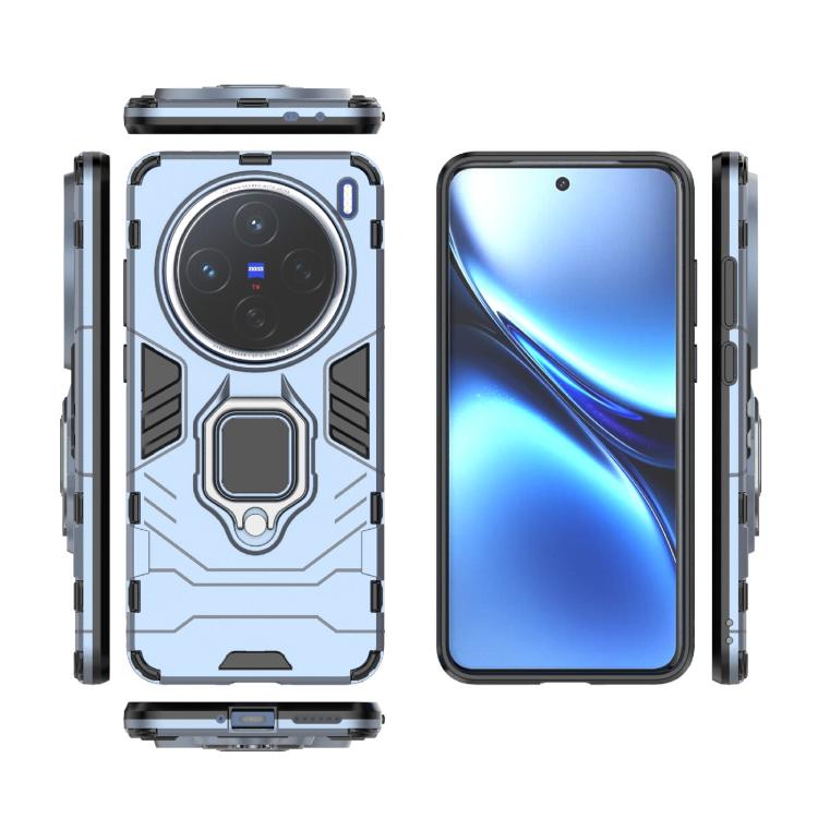 For vivo X200 Magnetic Ring Holder PC + TPU Phone Case