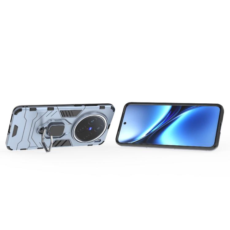 For vivo X200 Magnetic Ring Holder PC + TPU Phone Case