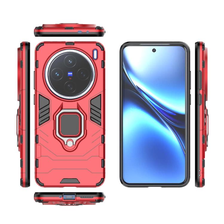 For vivo X200 Magnetic Ring Holder PC + TPU Phone Case
