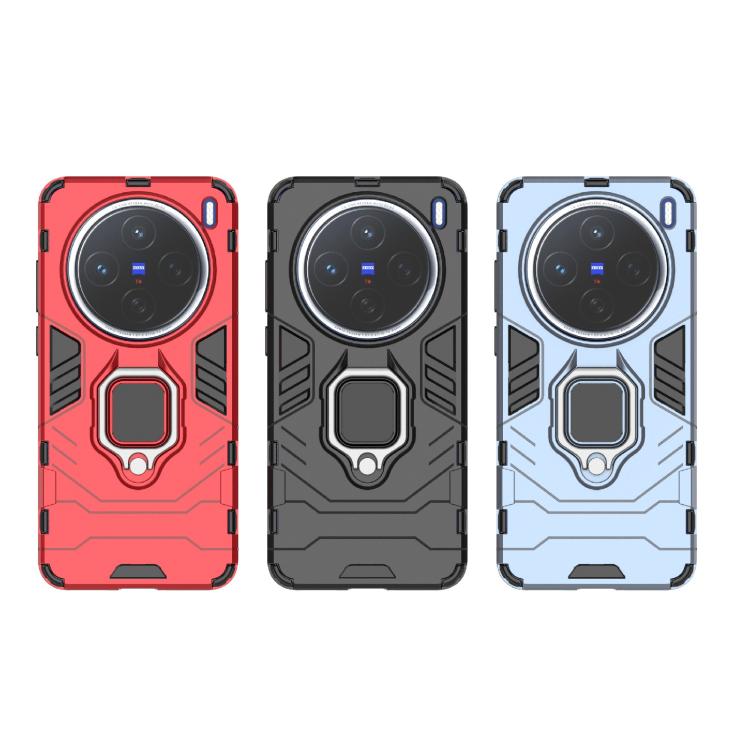 For vivo X200 Magnetic Ring Holder PC + TPU Phone Case