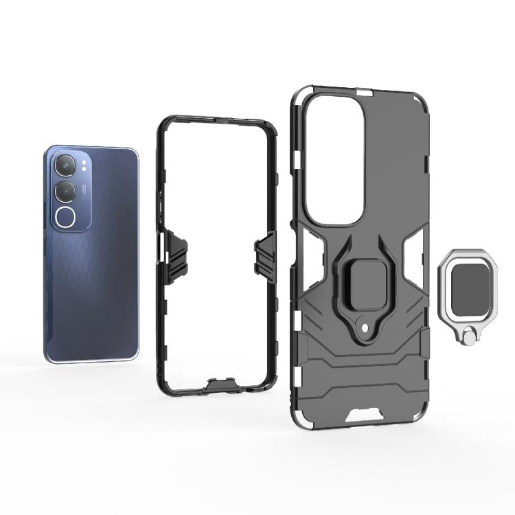 For vivo Y29 5G Magnetic Ring Holder PC + TPU Phone Case
