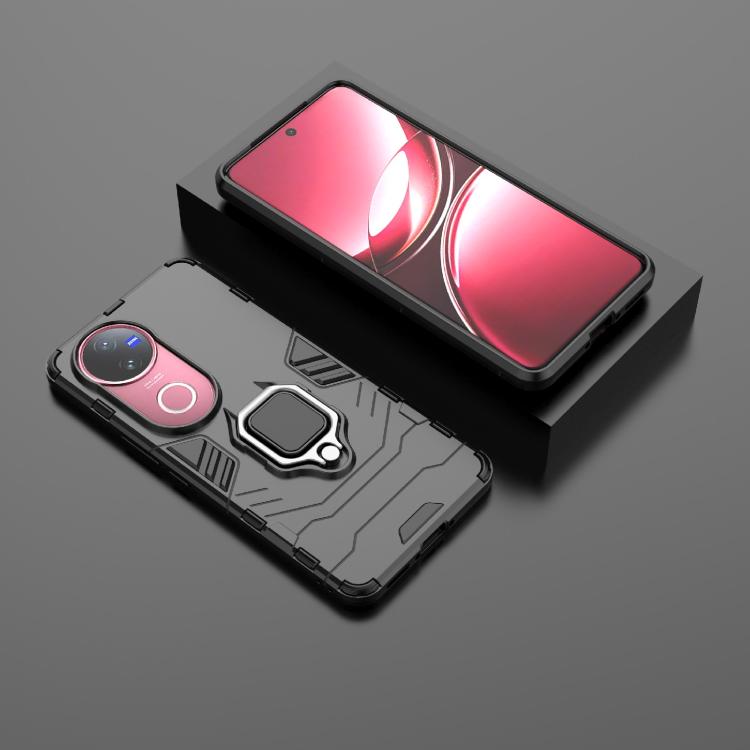 For vivo V50 5G Magnetic Ring Holder PC + TPU Phone Case
