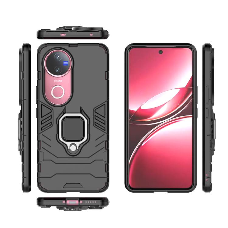 For vivo V50 5G Magnetic Ring Holder PC + TPU Phone Case