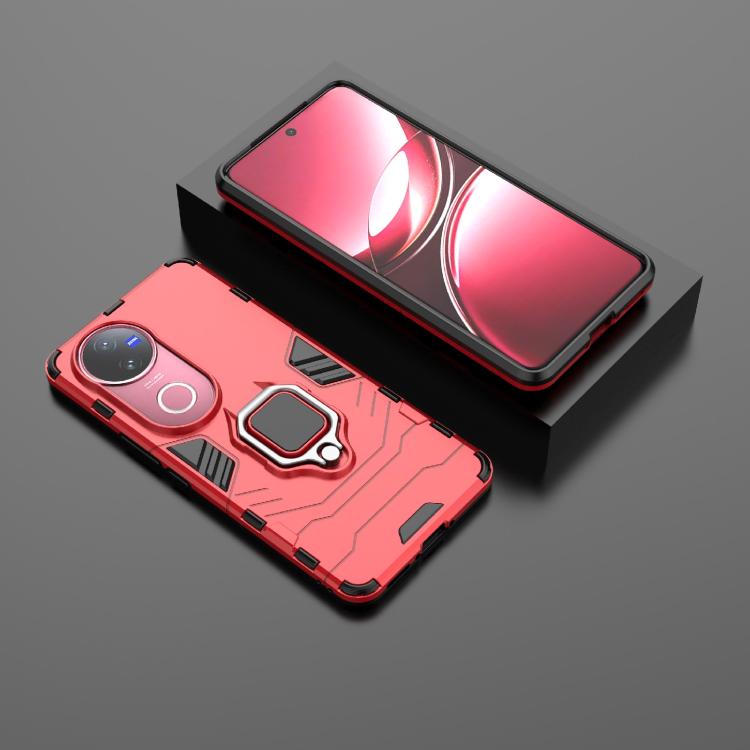 For vivo V50 5G Magnetic Ring Holder PC + TPU Phone Case