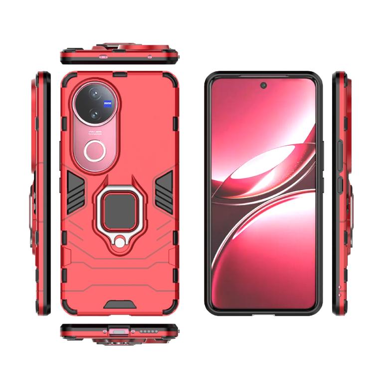 For vivo V50 5G Magnetic Ring Holder PC + TPU Phone Case