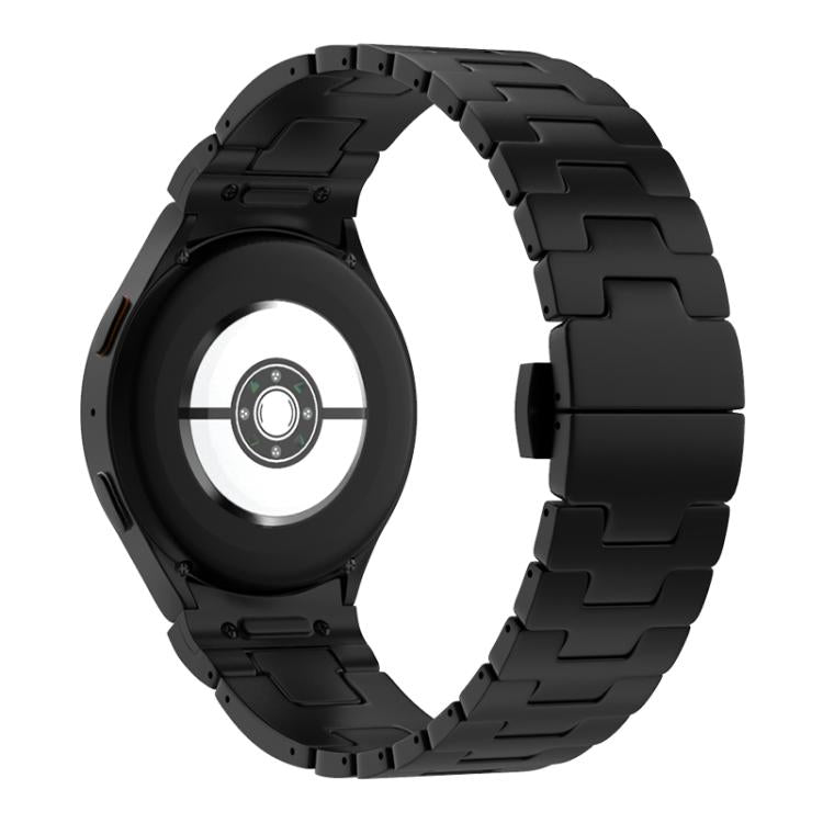 For Samsung Galaxy Watch  7 / 6 / 5 / 4 Quick Release Button H Shaped Stainless Steel Watch Band