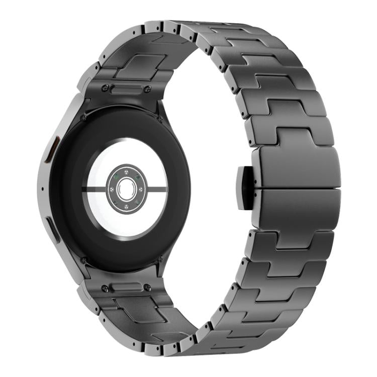 For Samsung Galaxy Watch  7 / 6 / 5 / 4 Quick Release Button H Shaped Stainless Steel Watch Band