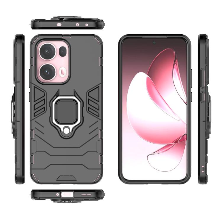 For OPPO Reno13 Pro 5G Global Magnetic Ring Holder PC + TPU Phone Case