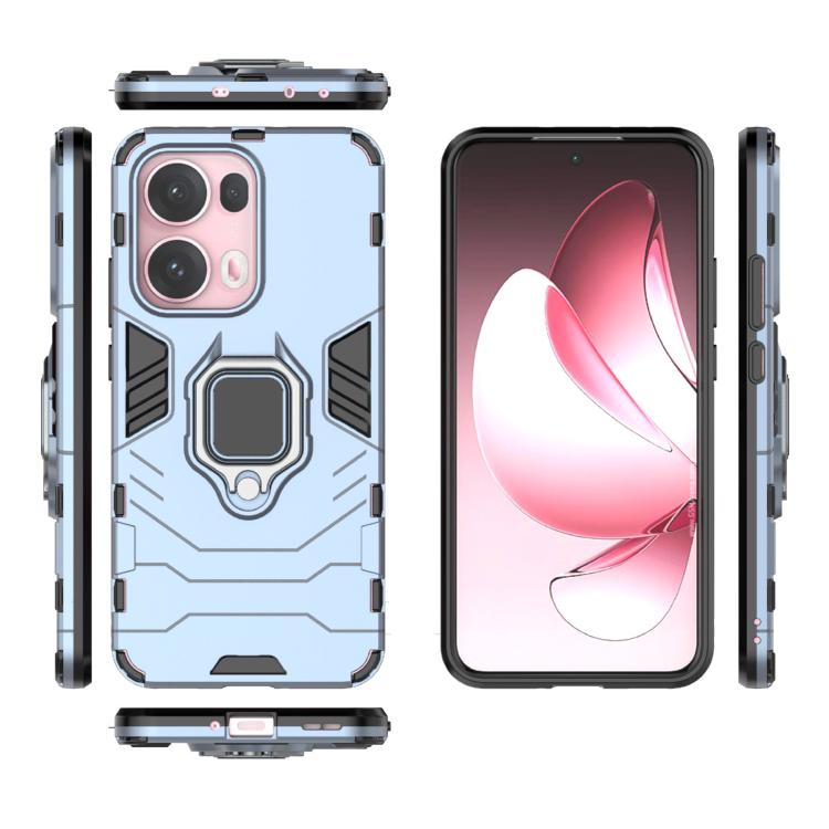 For OPPO Reno13 Pro 5G Global Magnetic Ring Holder PC + TPU Phone Case