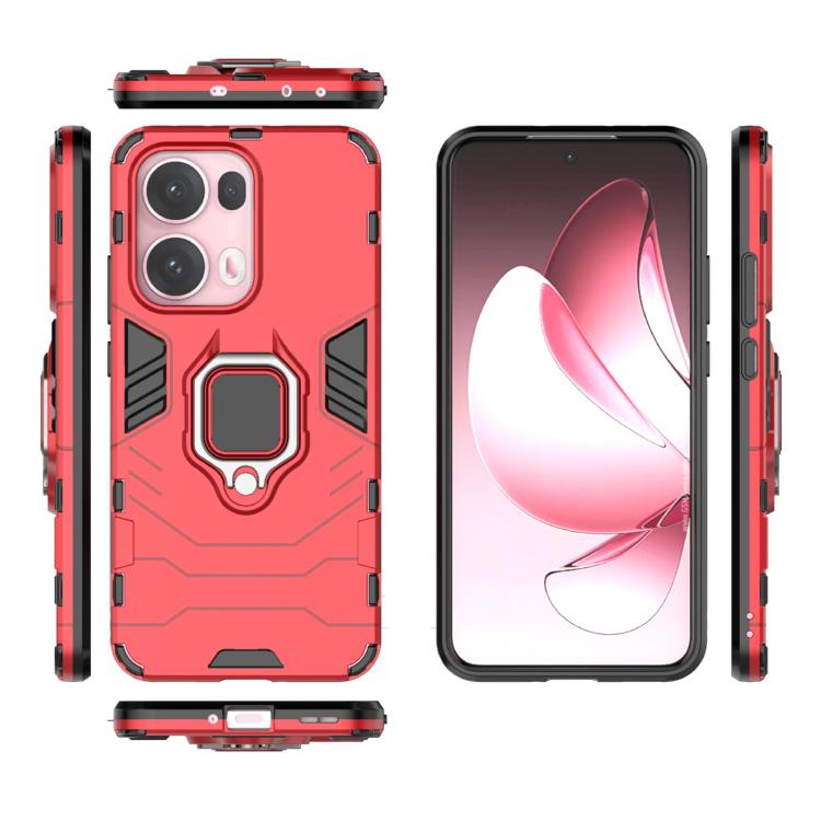 For OPPO Reno13 Pro 5G Global Magnetic Ring Holder PC + TPU Phone Case