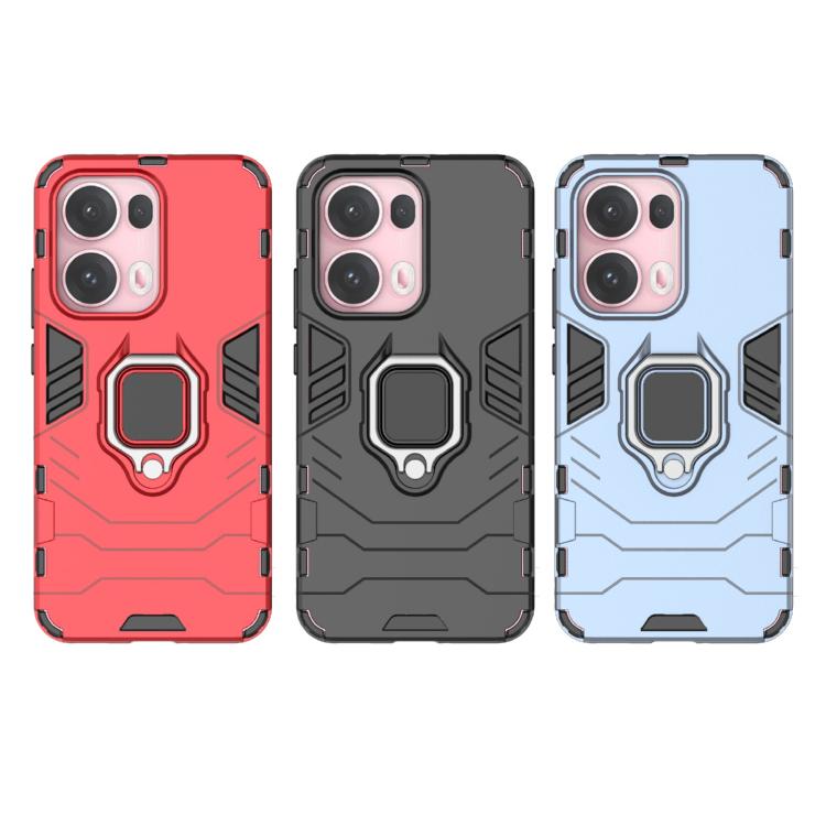For OPPO Reno13 Pro 5G Global Magnetic Ring Holder PC + TPU Phone Case