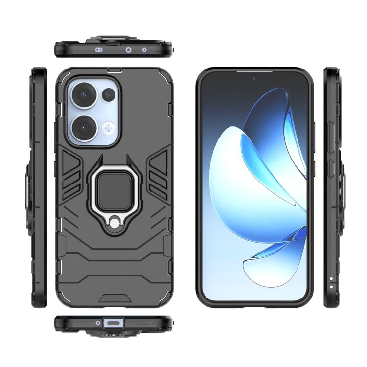 For OPPO Reno13 5G Global Magnetic Ring Holder PC + TPU Phone Case