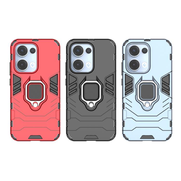 For OPPO Reno13 5G Global Magnetic Ring Holder PC + TPU Phone Case