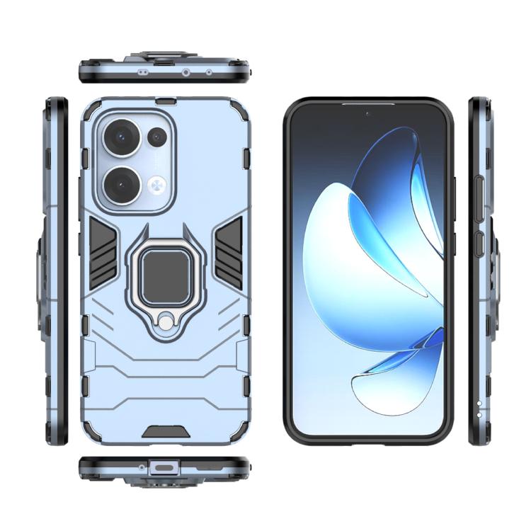For OPPO Reno13 5G Global Magnetic Ring Holder PC + TPU Phone Case