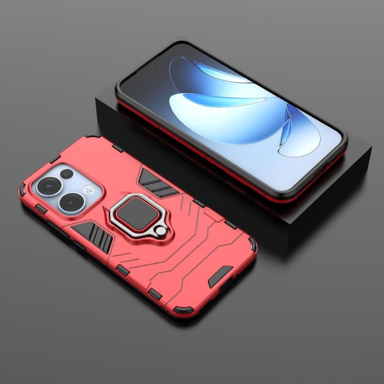 For OPPO Reno13 5G Global Magnetic Ring Holder PC + TPU Phone Case