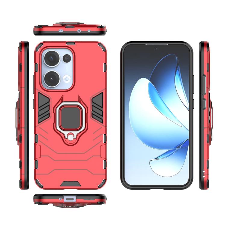 For OPPO Reno13 5G Global Magnetic Ring Holder PC + TPU Phone Case