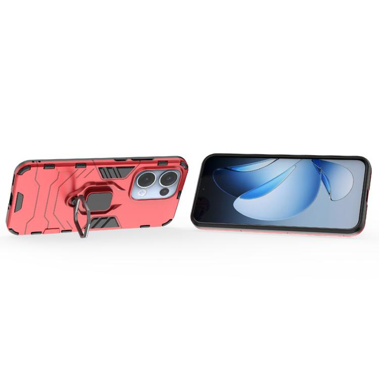 For OPPO Reno13 5G Global Magnetic Ring Holder PC + TPU Phone Case