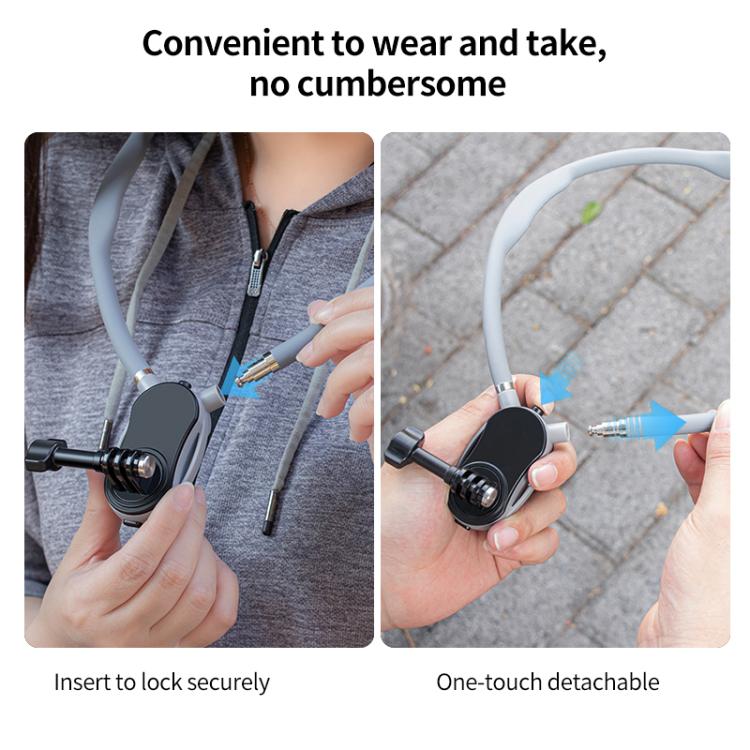 Magnetic Neck Mount Anti-shake Bracket, Type:11 in 1