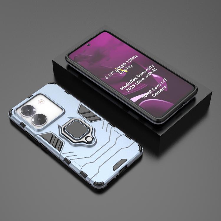 For Xiaomi Poco M7 Pro 5G Magnetic Ring Holder PC + TPU Phone Case