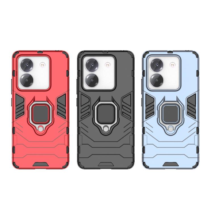 For Xiaomi Poco M7 Pro 5G Magnetic Ring Holder PC + TPU Phone Case