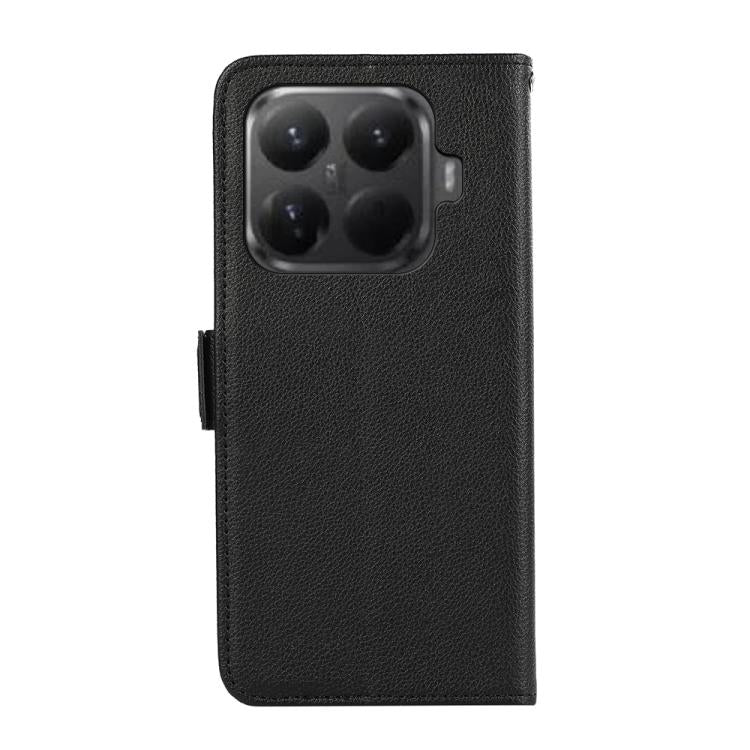 For Xiaomi 15T Pro 5G ABEEL Side-Magnetic Litchi Pattern Leather RFID Phone Case
