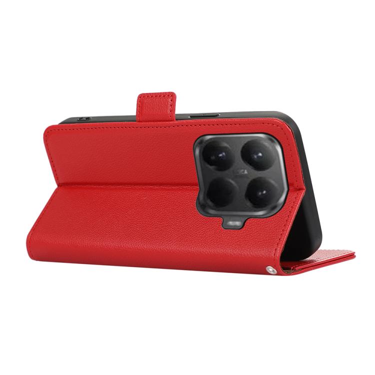 For Xiaomi 15T Pro 5G ABEEL Side-Magnetic Litchi Pattern Leather RFID Phone Case