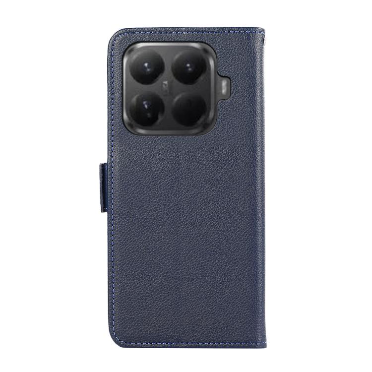 For Xiaomi 15T Pro 5G ABEEL Side-Magnetic Litchi Pattern Leather RFID Phone Case