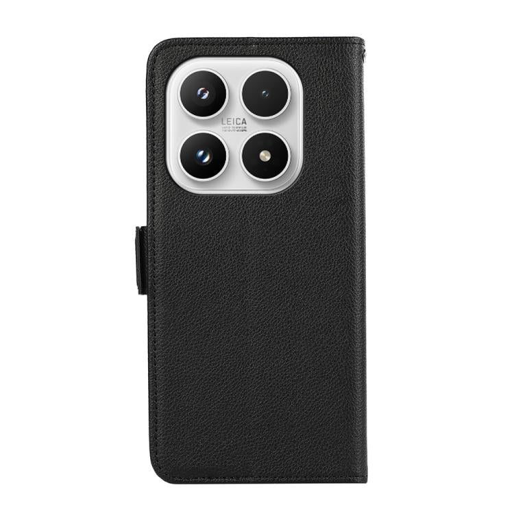 For Xiaomi 17 ABEEL Side-Magnetic Litchi Pattern Leather RFID Phone Case
