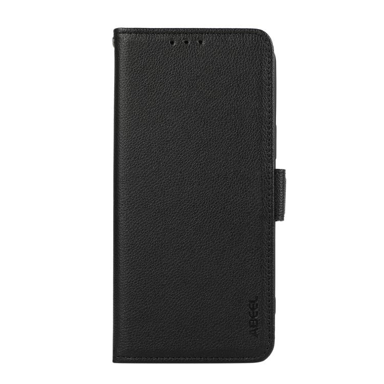 For Xiaomi 17 Pro Max ABEEL Side-Magnetic Litchi Pattern Leather RFID Phone Case
