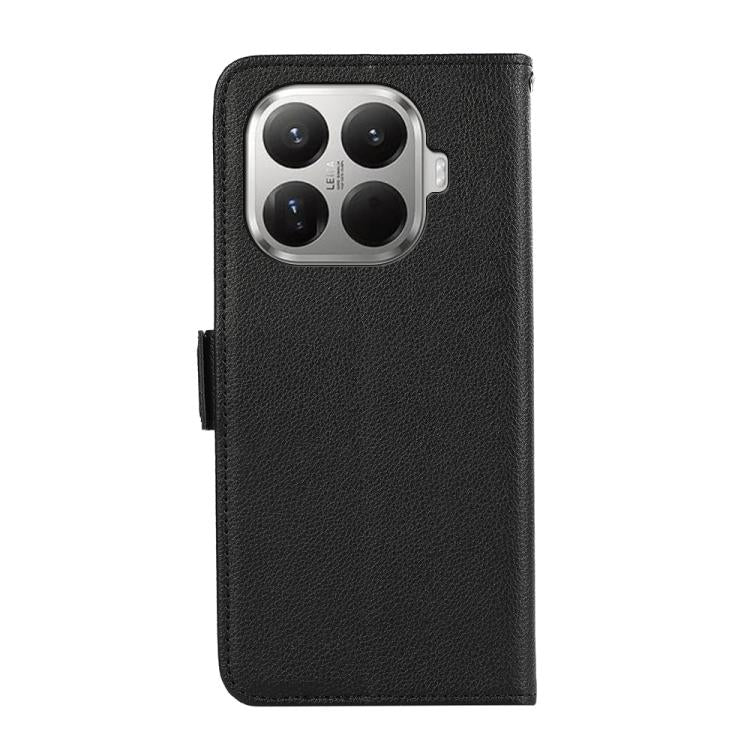For Xiaomi 17T Pro 5G ABEEL Side-Magnetic Litchi Pattern Leather RFID Phone Case