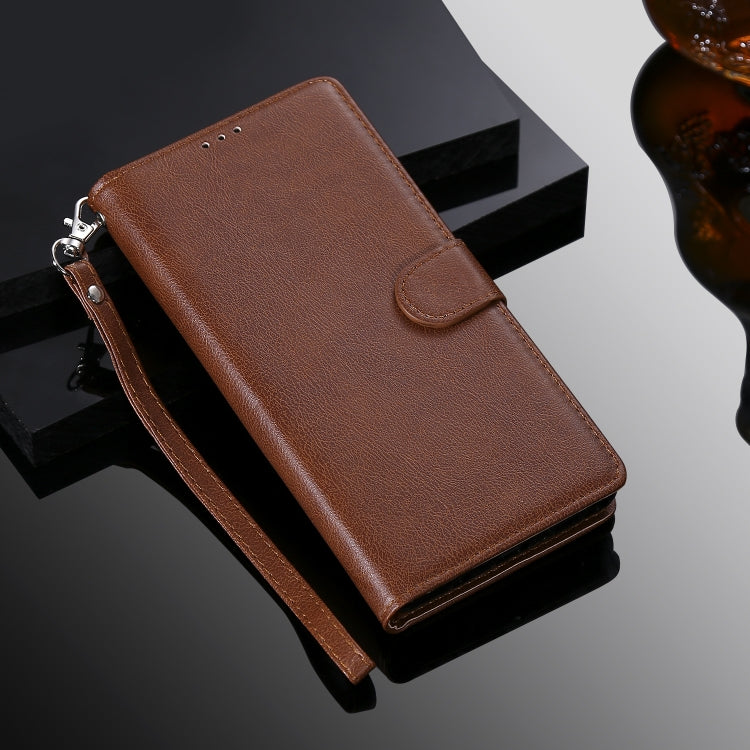 For Xiaomi Redmi 10X 5G / 10X Pro 5G 2 in 1 Solid Color Detachable PU Leather Case with Card Slots & Magnetic Holder & Photo Frame & Wallet & Strap