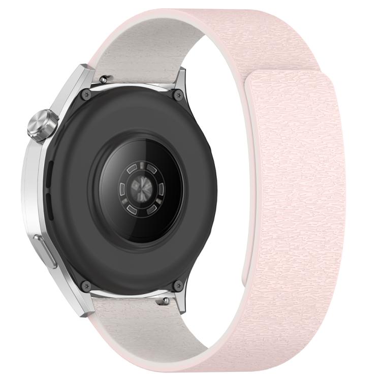 22mm Cloud Wood Grain Silicone Magnetic Watch Band