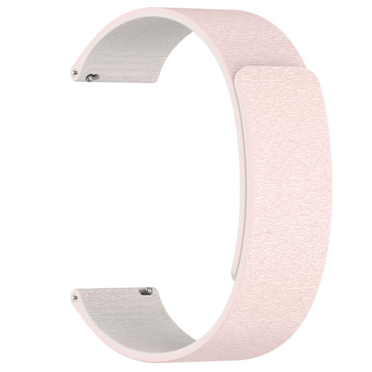 22mm Cloud Wood Grain Silicone Magnetic Watch Band