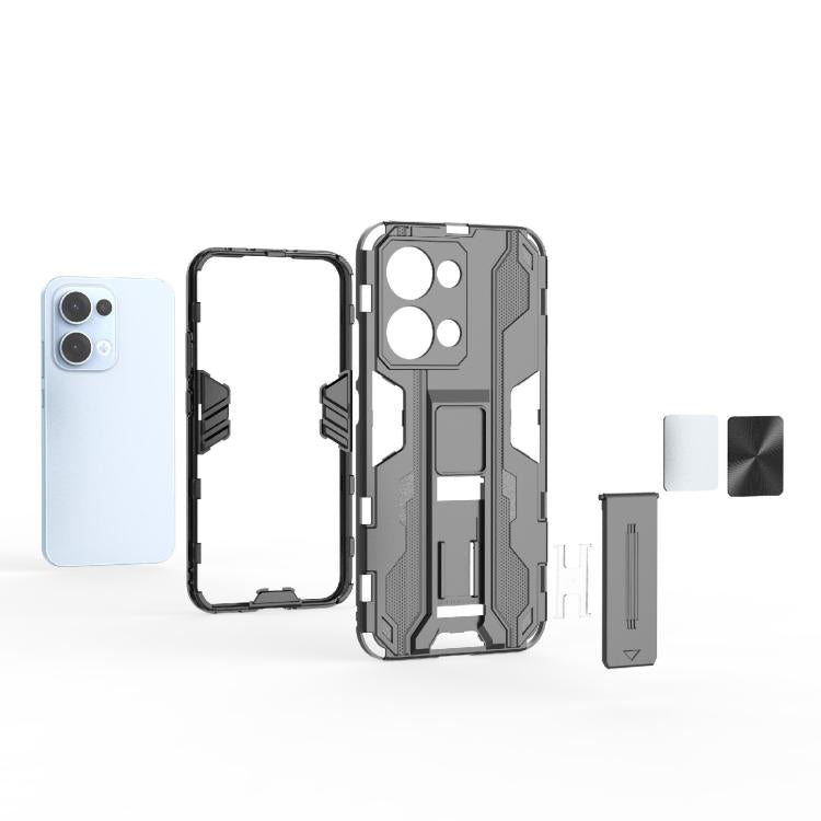 For OPPO Reno13 5G Global Supersonic PC + TPU Holder Phone Case