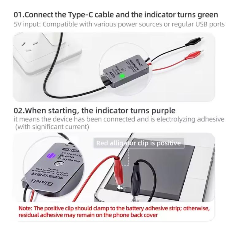 Qianli iP66 Battery Adhesive Quick Removing Cable for iPhone