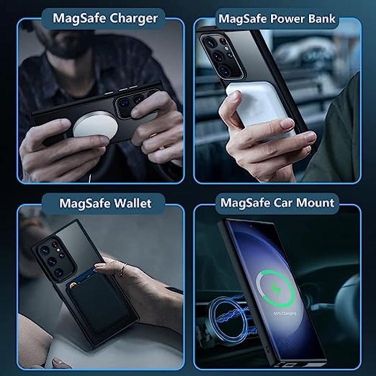 For Samsung Galaxy S25 Ultra 5G Acrylic PC MagSafe Magnetic Phone Case