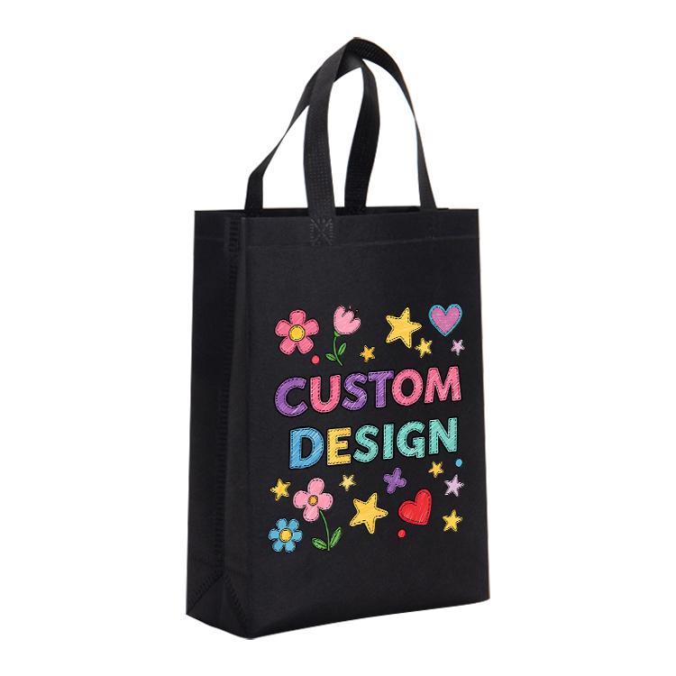 Child Drawing Printed Non-woven Fabric Bag Print On Your Demand, Size:38x30x10cm
