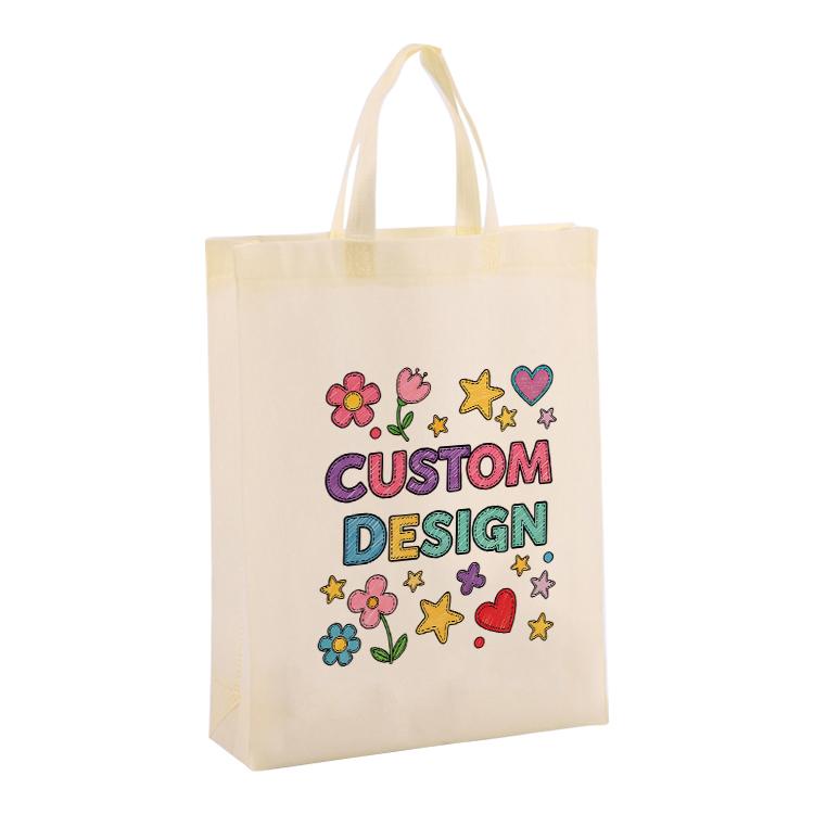 Child Drawing Printed Non-woven Fabric Bag Print On Your Demand, Size:38x30x10cm