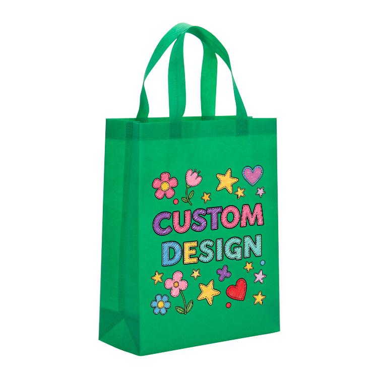 Child Drawing Printed Non-woven Fabric Bag Print On Your Demand, Size:41x35x12cm
