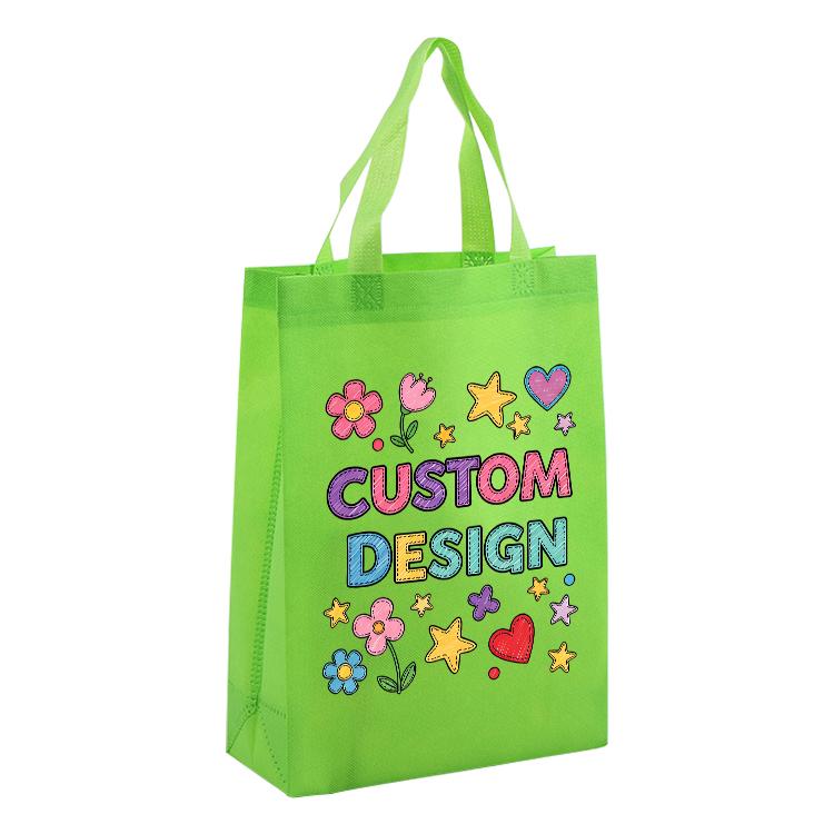 Child Drawing Printed Non-woven Fabric Bag Print On Your Demand, Size:41x35x12cm
